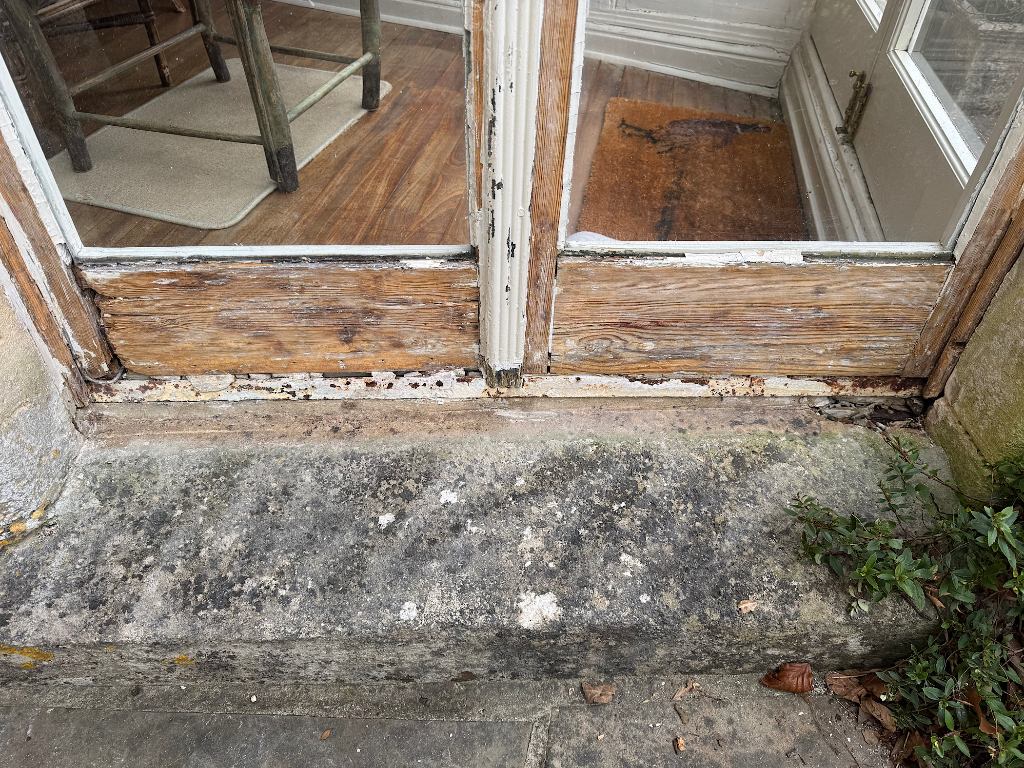 All wooden previously painted surfaces taken back to bare wood where necessary.