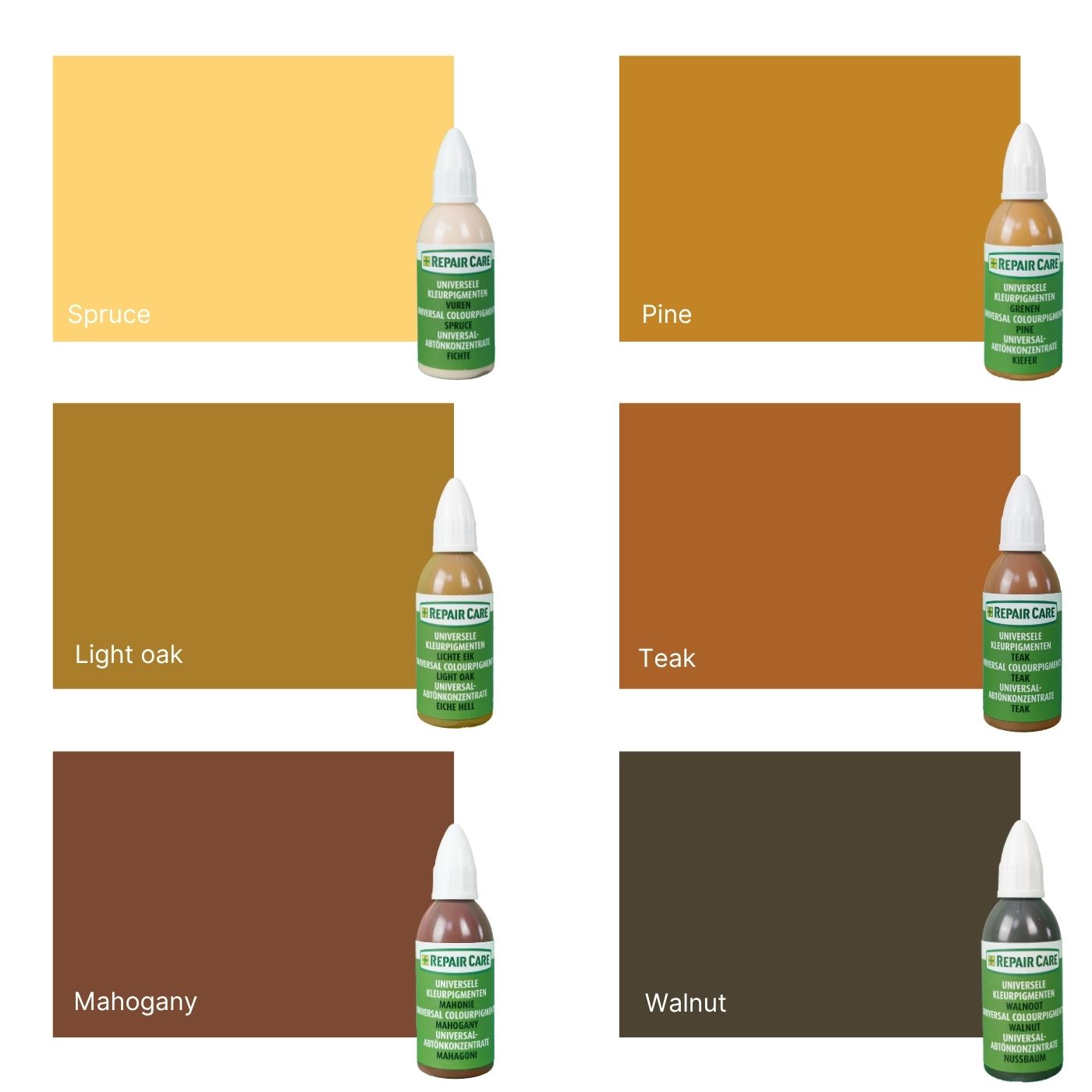 Universal colourpigments